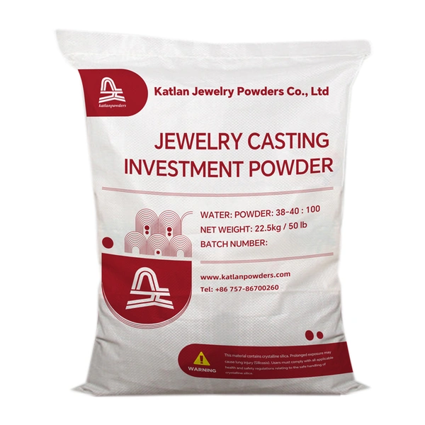 Advanced jewelry investment powder for casting silver