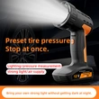 4 in 1 portable handheld tire inflator air pump compressor 