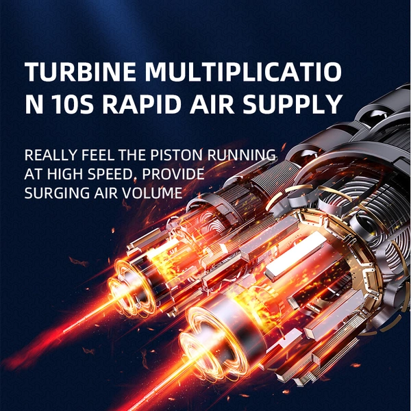 4 in 1 portable handheld tire inflator air pump compressor 