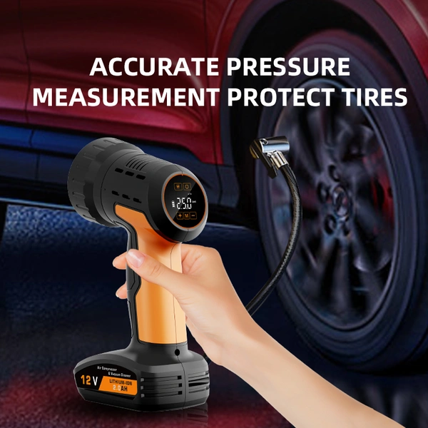 4 in 1 portable handheld tire inflator air pump compressor 