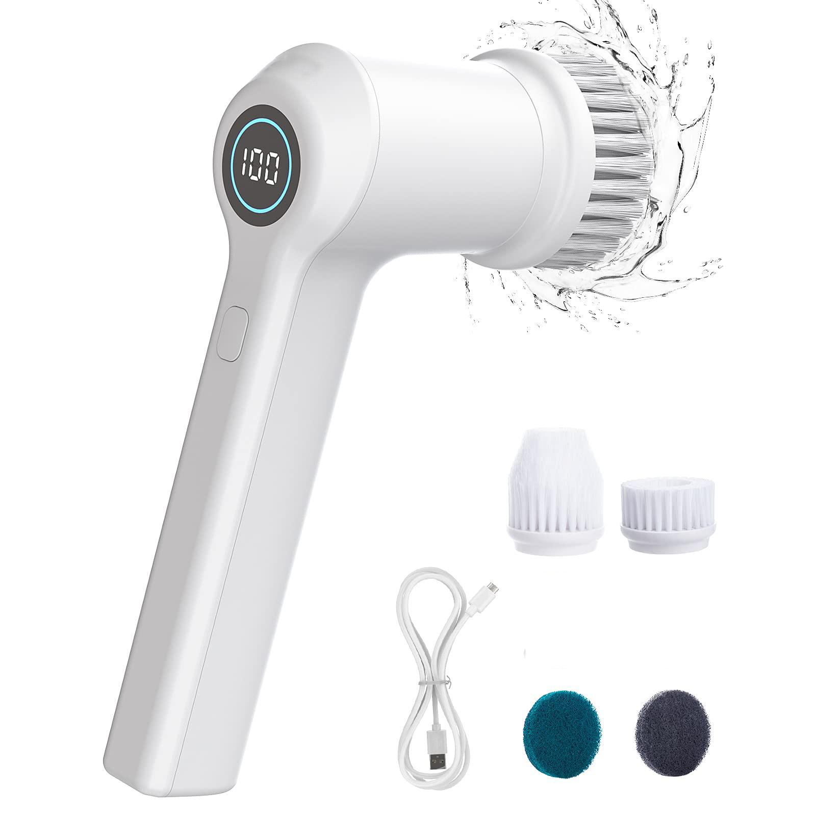 Electric Power cordless spin scrubber cleaning Brush DIY power cleaner