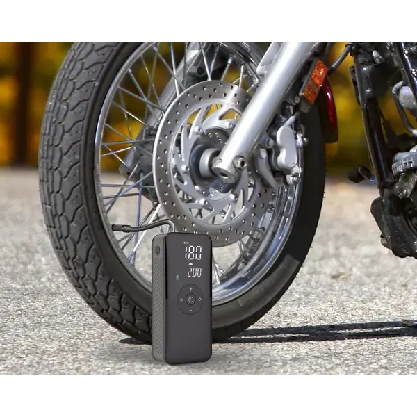 ポータブル空気圧縮機タイヤ インフレータ コードレス コンパクト バイク ポンプ