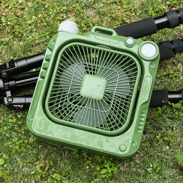 屋外ファン キャンプライトファン 充電式キャンプファン