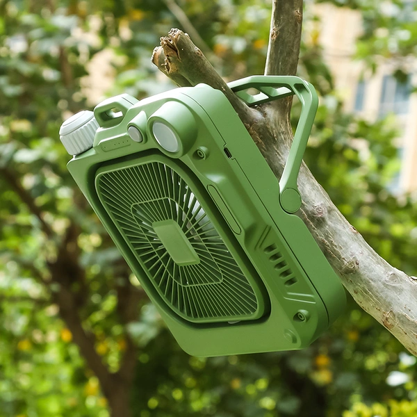 屋外ファン キャンプライトファン 充電式キャンプファン