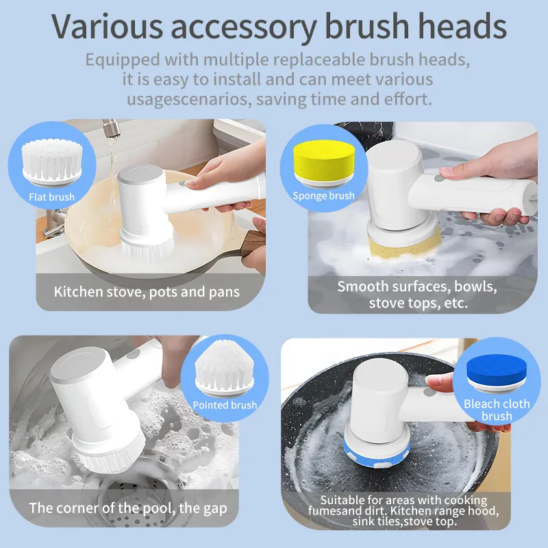 パワースクラバー、電動掃除ブラシ、コードレスパワースクラバー