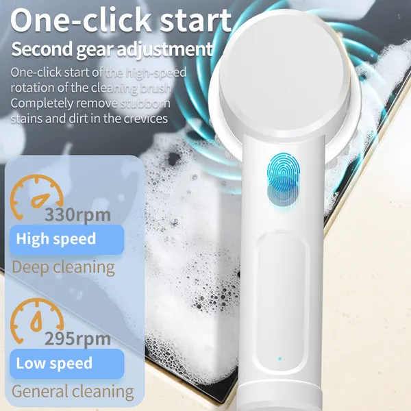 パワースクラバー、電動掃除ブラシ、コードレスパワースクラバー