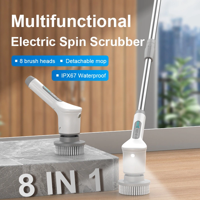 Multifunctional handheld 8-in-1 wireless high-speed high-torque electric cleaning machine
