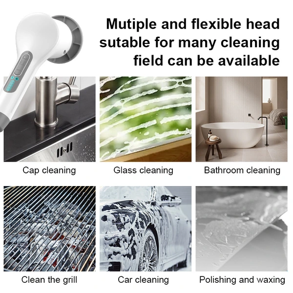 Multifunctional handheld 8-in-1 wireless high-speed high-torque electric cleaning machine