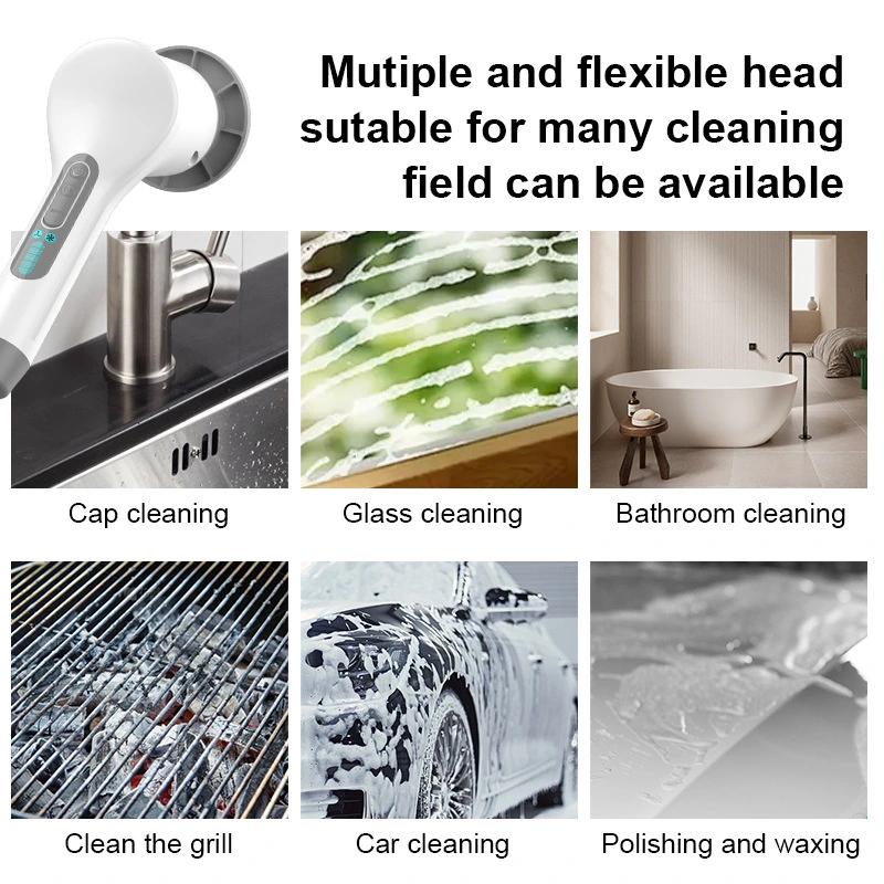 Multifunctional handheld 8-in-1 wireless high-speed high-torque electric cleaning machine
