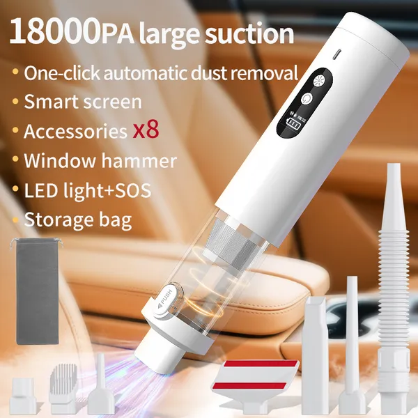  5 in 1 function: Vacuum & Blow & Pump&light(SOS&flashlight)&Emergency