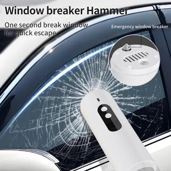  5 in 1 function: Vacuum & Blow & Pump&light(SOS&flashlight)&Emergency