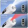  5 in 1 function: Vacuum & Blow & Pump&light(SOS&flashlight)&Emergency