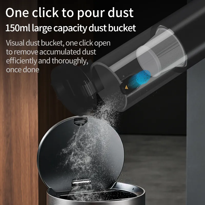 5 in 1 機能: 真空 & ブロー & ポンプ & ライト (sos & 懐中電灯) & 緊急