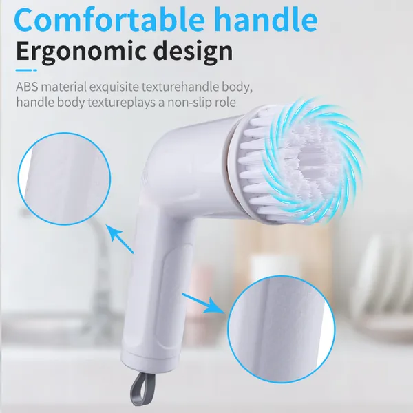 Power Scrubber,Electric Cleaning Brush, Cordless Power Scrubber