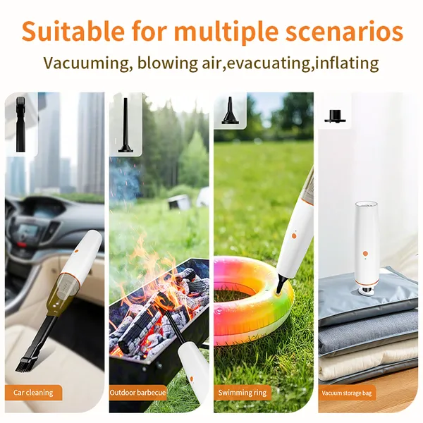Mini portable multi-functional vacuum cleaner high power