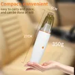 Mini portable multi-functional vacuum cleaner high power