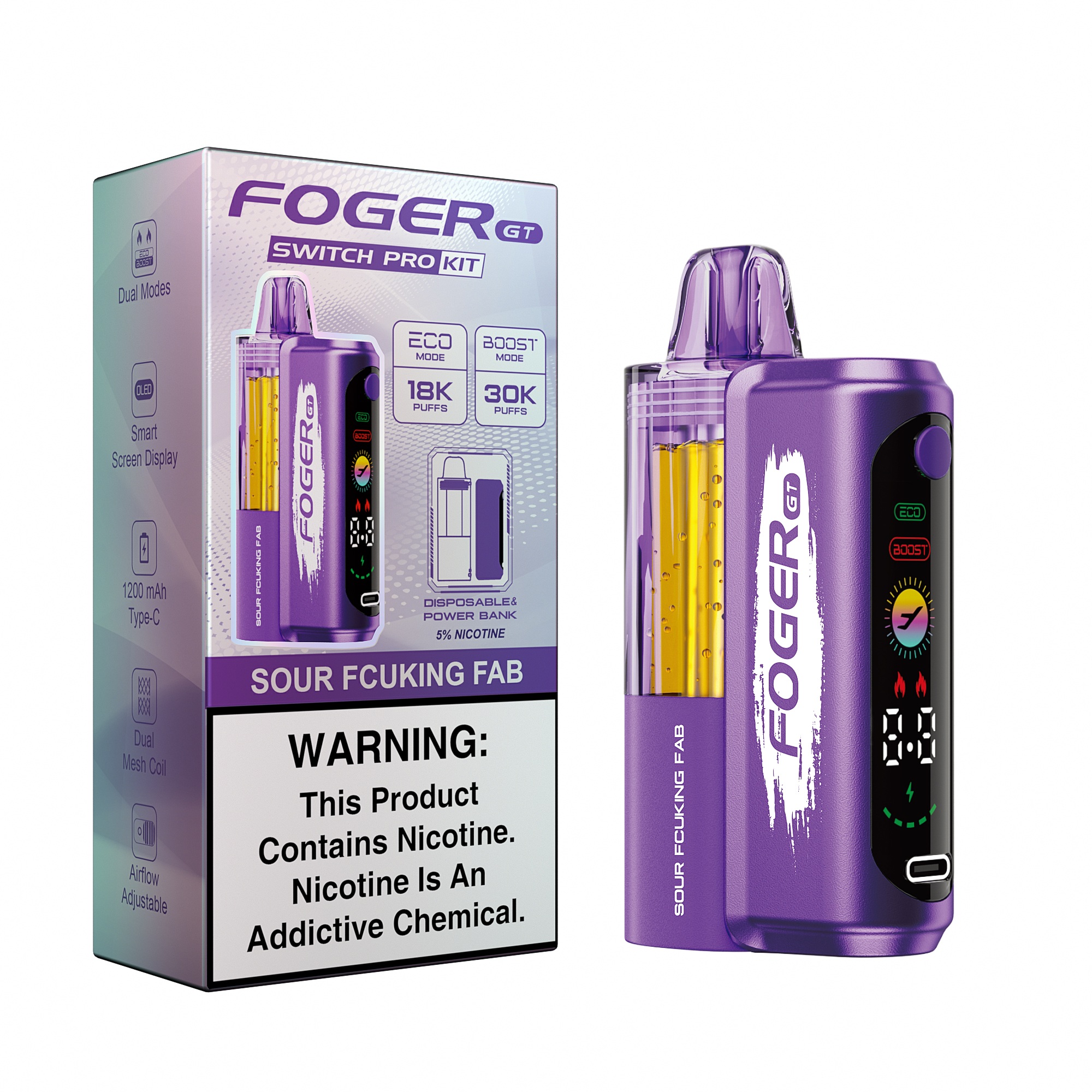 Blackberry Blueberry Foger GT Switch Pro Kit