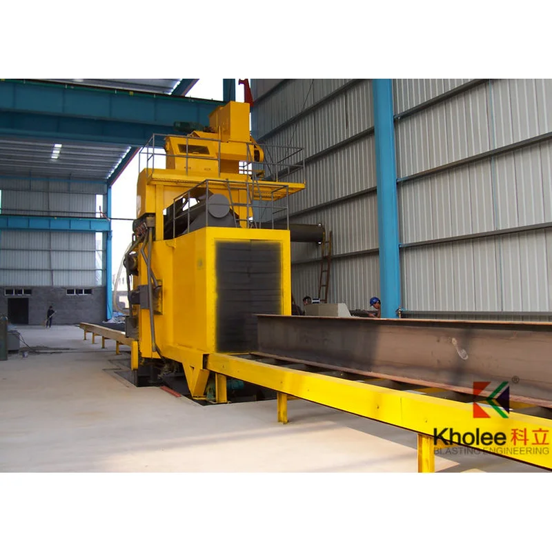 roller conveyor shot blasting machine untuk h beam | ledakan kolee