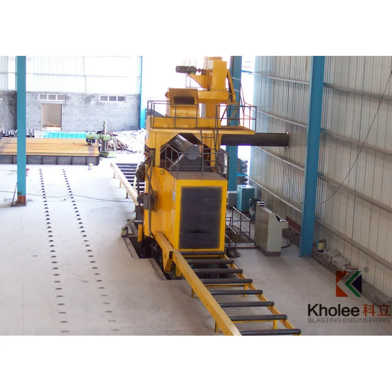 roller conveyor shot blasting machine untuk h beam | ledakan kolee
