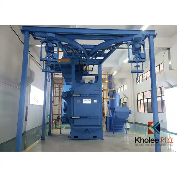 KL-H2D1T0815 Spinner Hanger Shot Blasting Machine | Kholee Blast