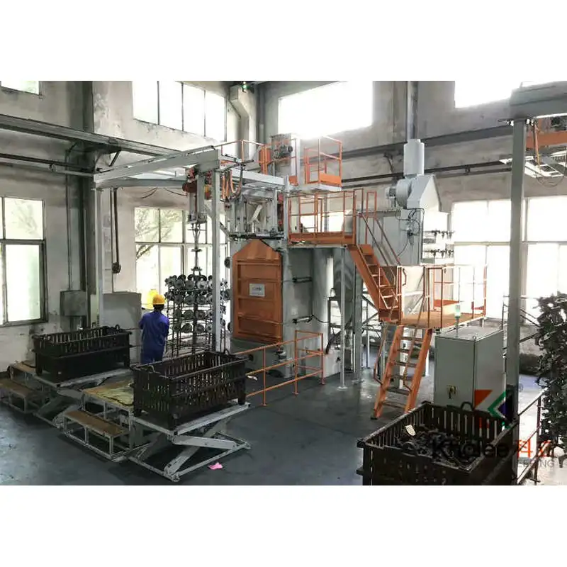 KL-H3D1T1218 Máy phun bi dạng treo -3 Đầu phun bi -Thanh trượt chữ Y