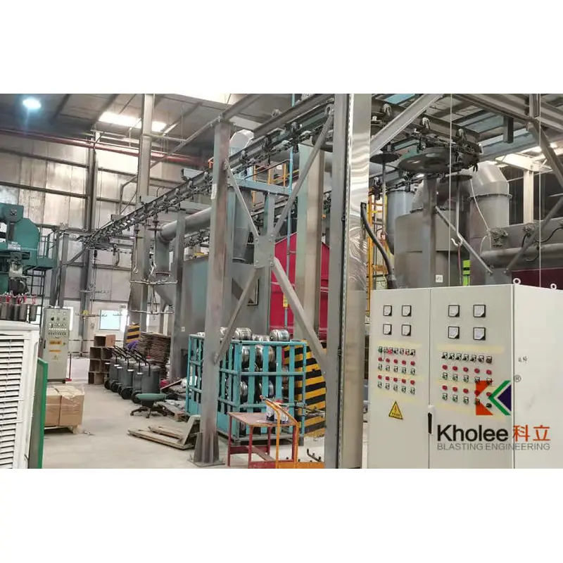 بالمرور عبر آلة السفع بالخردق ذات السكة الواحدة | انفجار الخولي