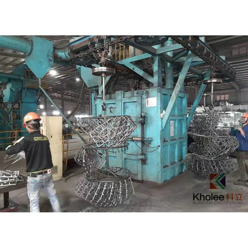 Máquina Granalladora de Transportador Aéreo Continuo KL-H5MR1T1216