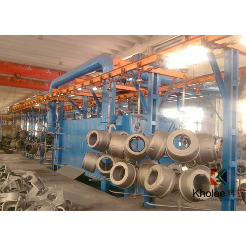 fabricante de máquina de jateamento de esteira transportadora aérea contínua na china 