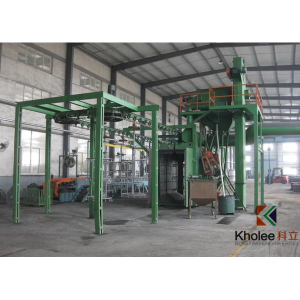 fabricante de máquina de jateamento de esteira transportadora aérea contínua na china 