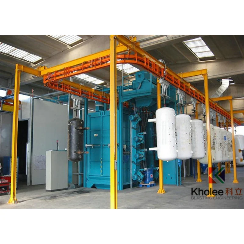 Cina power & produsen mesin peledakan tembakan konveyor gratis 