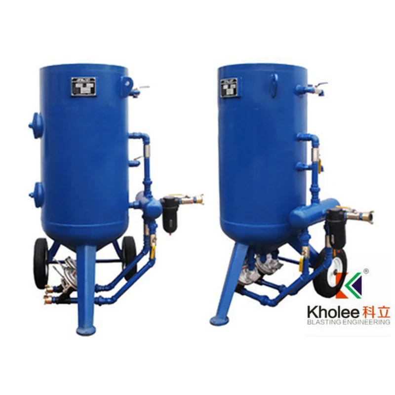 Equipos - Tolvas de Granallado y Arenado Portátiles - Kholee Blast