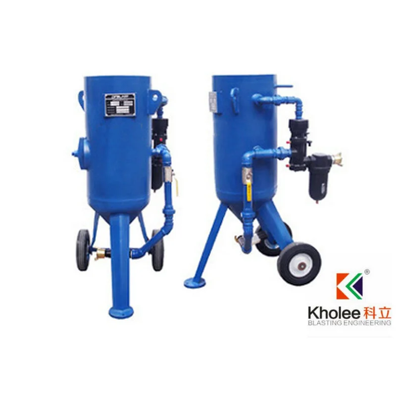 Equipos - Tolvas de Granallado y Arenado Portátiles - Kholee Blast