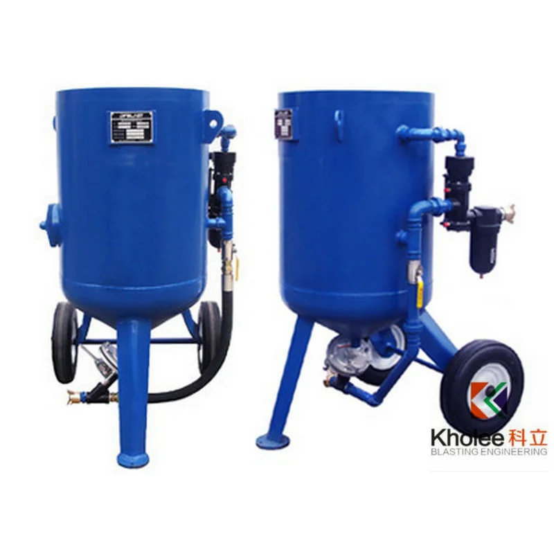 Equipos - Tolvas de Granallado y Arenado Portátiles - Kholee Blast