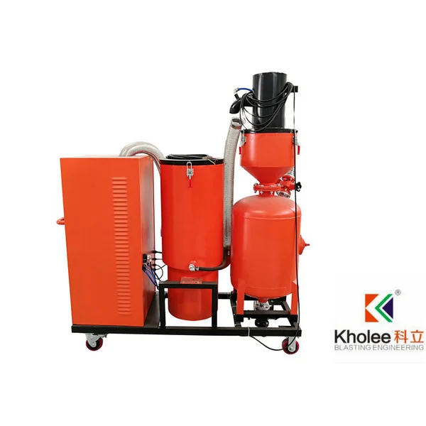 equipamento de decapagem sem poeira - soprador de vácuo | kholee blaster