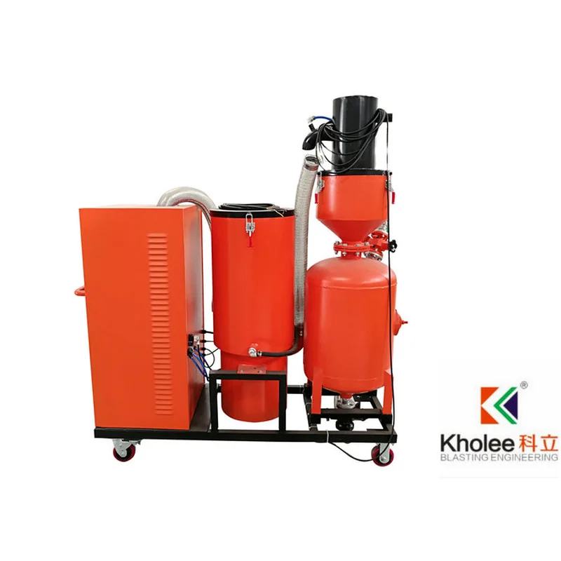 equipamento de decapagem sem poeira - soprador de vácuo | kholee blaster