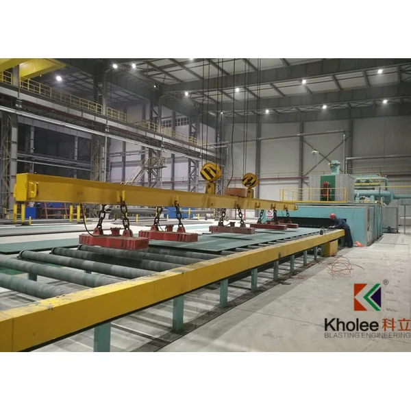 Línea de Granallado y Pintado para Placas de Acero KLY3000-8