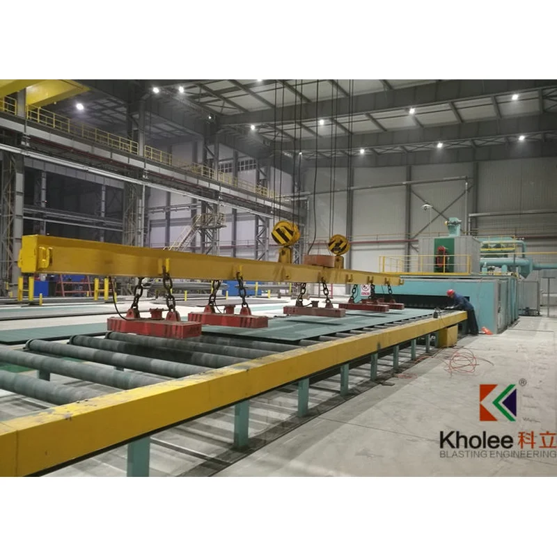 Línea de Granallado y Pintado para Placas de Acero KLY3000-8