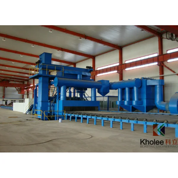 Línea de Granallado y Pintado para Placas de Acero KLY3000-8