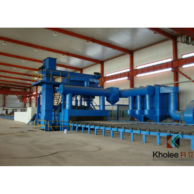 Línea de Granallado y Pintado para Placas de Acero KLY3000-8