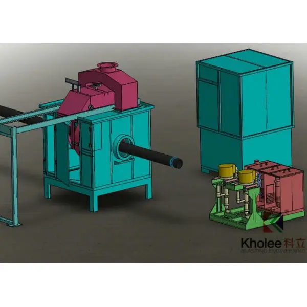 mesin lukisan pengap tabung baja | ledakan kolee