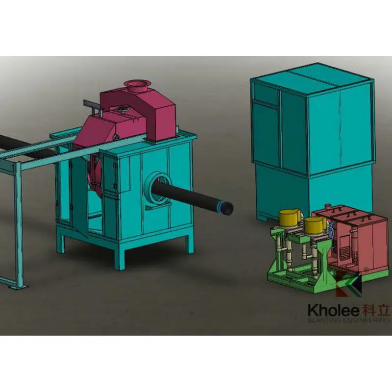 mesin lukisan pengap tabung baja | ledakan kolee