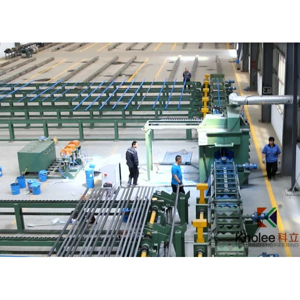 линия по производству безвоздушной окраски квадратных / прямоугольных стальных труб 