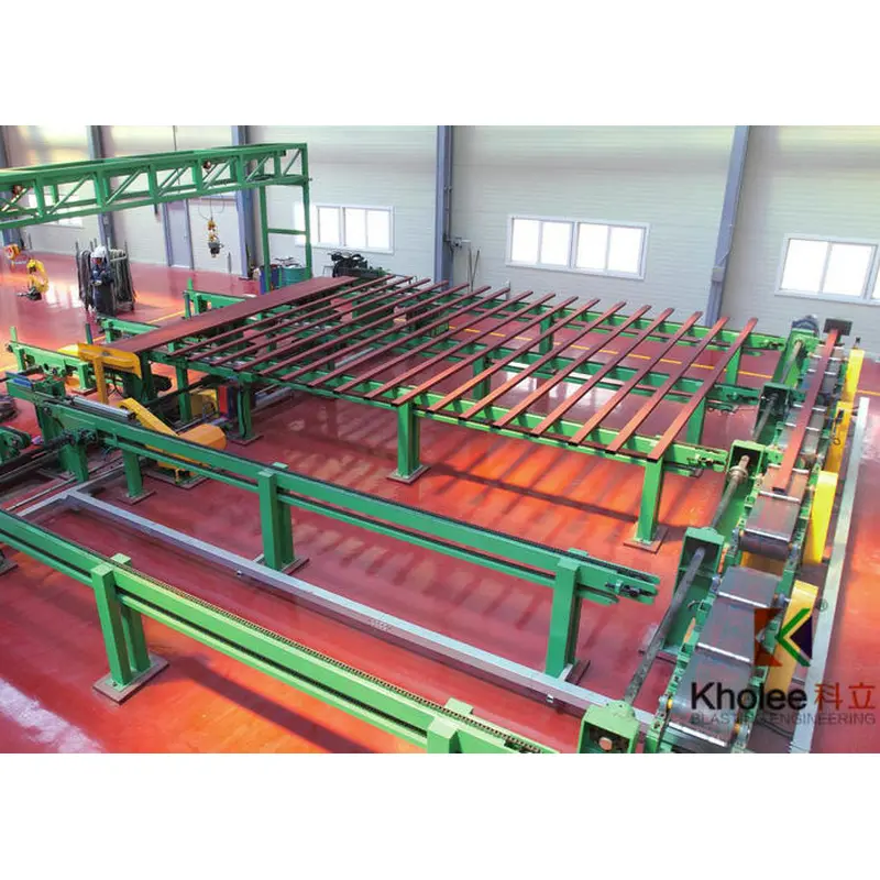 линия по производству безвоздушной окраски квадратных / прямоугольных стальных труб 