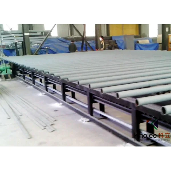 KL-ABT-C300 Steel Pipe Airless Painting Production Line - Kholee Blast