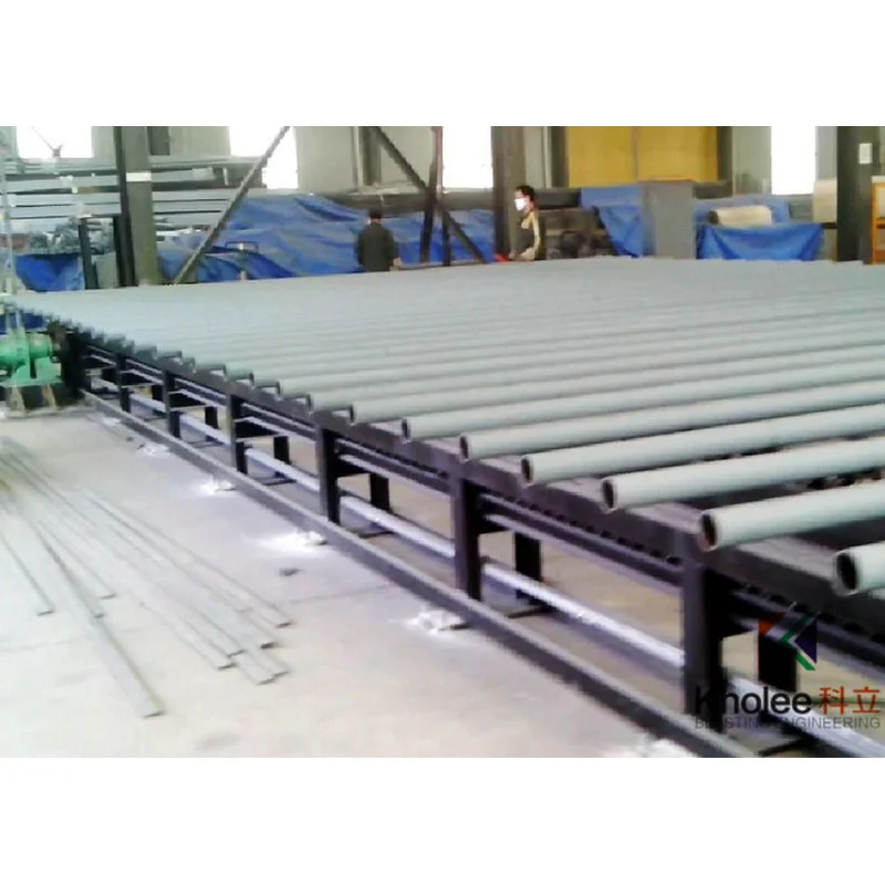 KL-ABT-C300 Steel Pipe Airless Painting Production Line - Kholee Blast