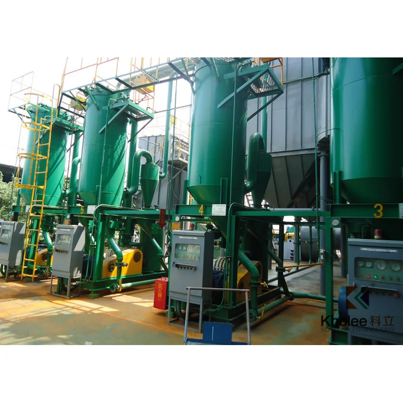 Abrasive Vacuum Recovery Machine for Blasting Hall | Kholee Blast