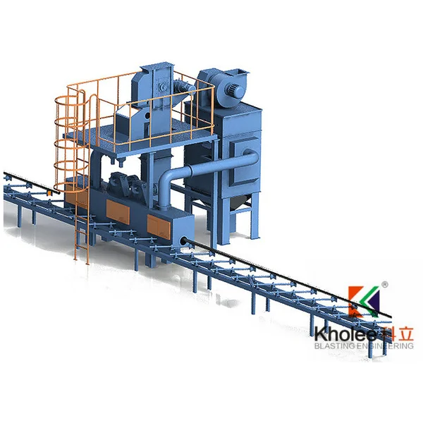 klgp300-2 mesin peledakan tembakan pipa baja - ledakan kholee