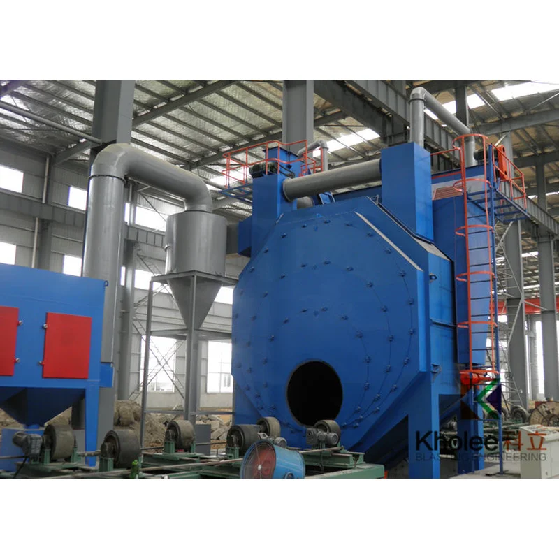 klgp4000-2 дробеструйная машина для стальных труб - kholee blast