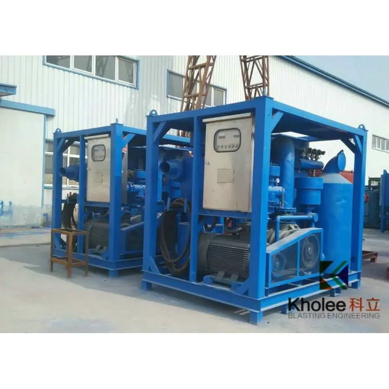 KL-VR-75 Vacuum Recovery System for Blasting Abrasives Recycle 