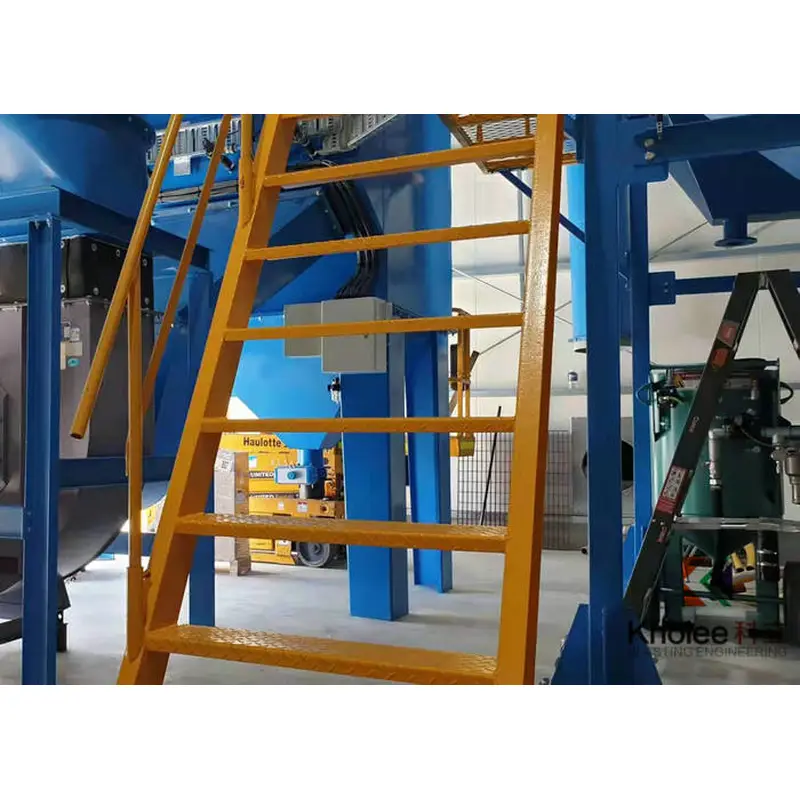 KL-PSF120704WF Blast Room with Single Waffle Floor Abrasive Recovery